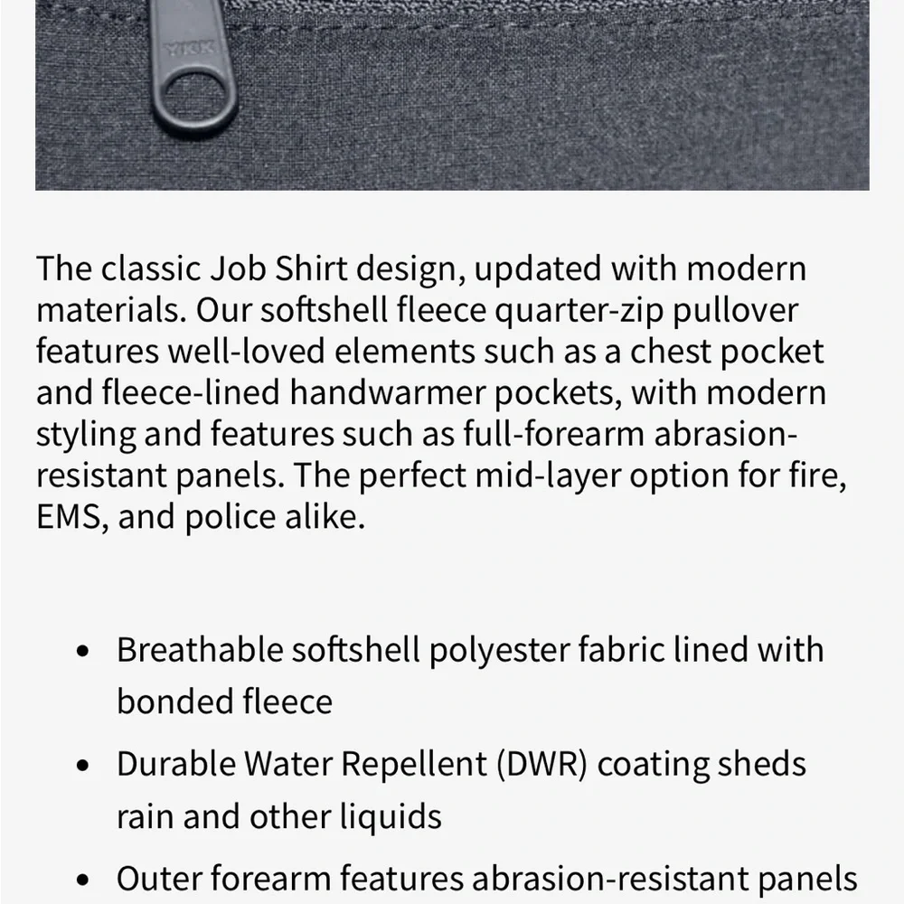 4/$20! Blauer tactical quarter zip pullover Navy Blue. Size XS - Picture 2 of 4